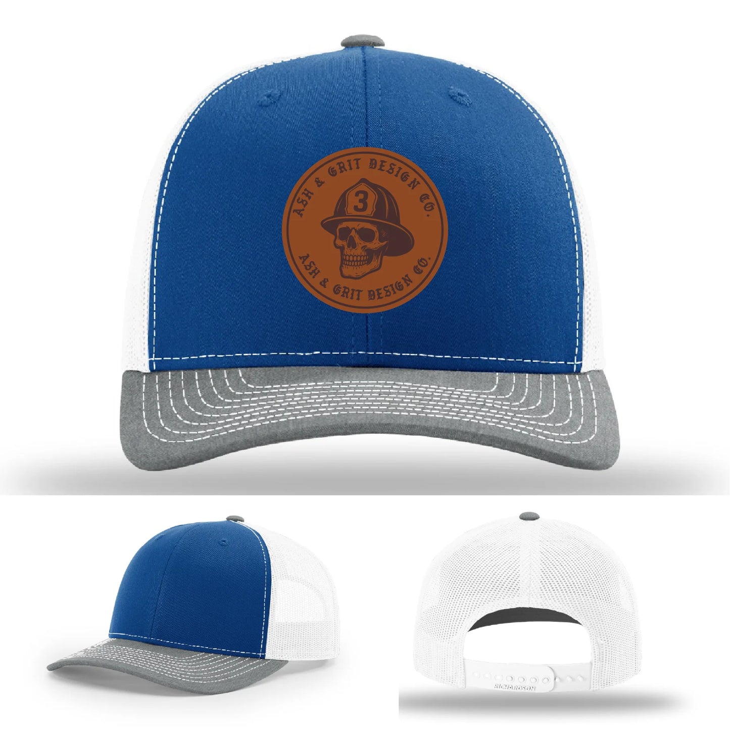 The Original – Ash & Grit Co. Leather Patch Hat