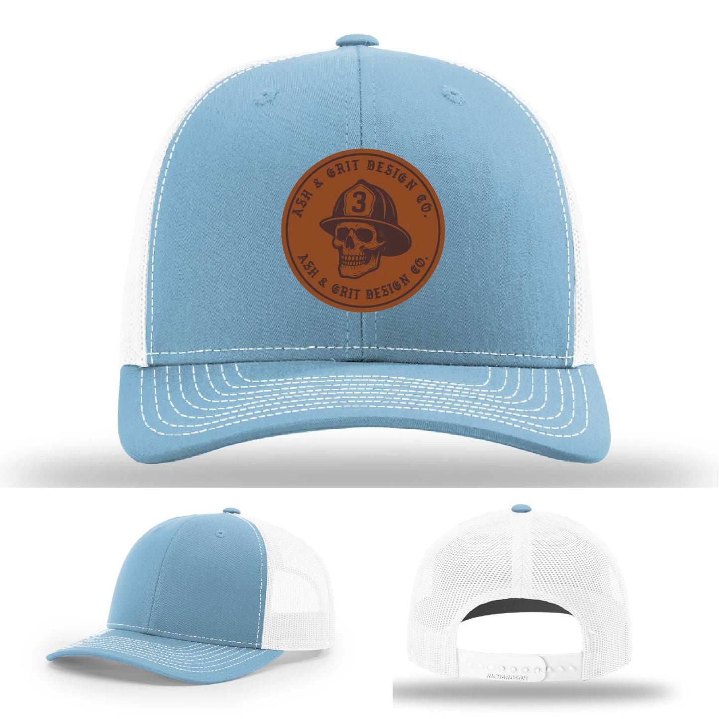 The Original – Ash & Grit Co. Leather Patch Hat