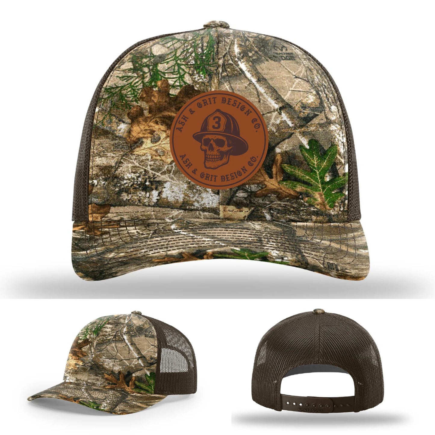 The Original – Ash & Grit Co. Leather Patch Hat