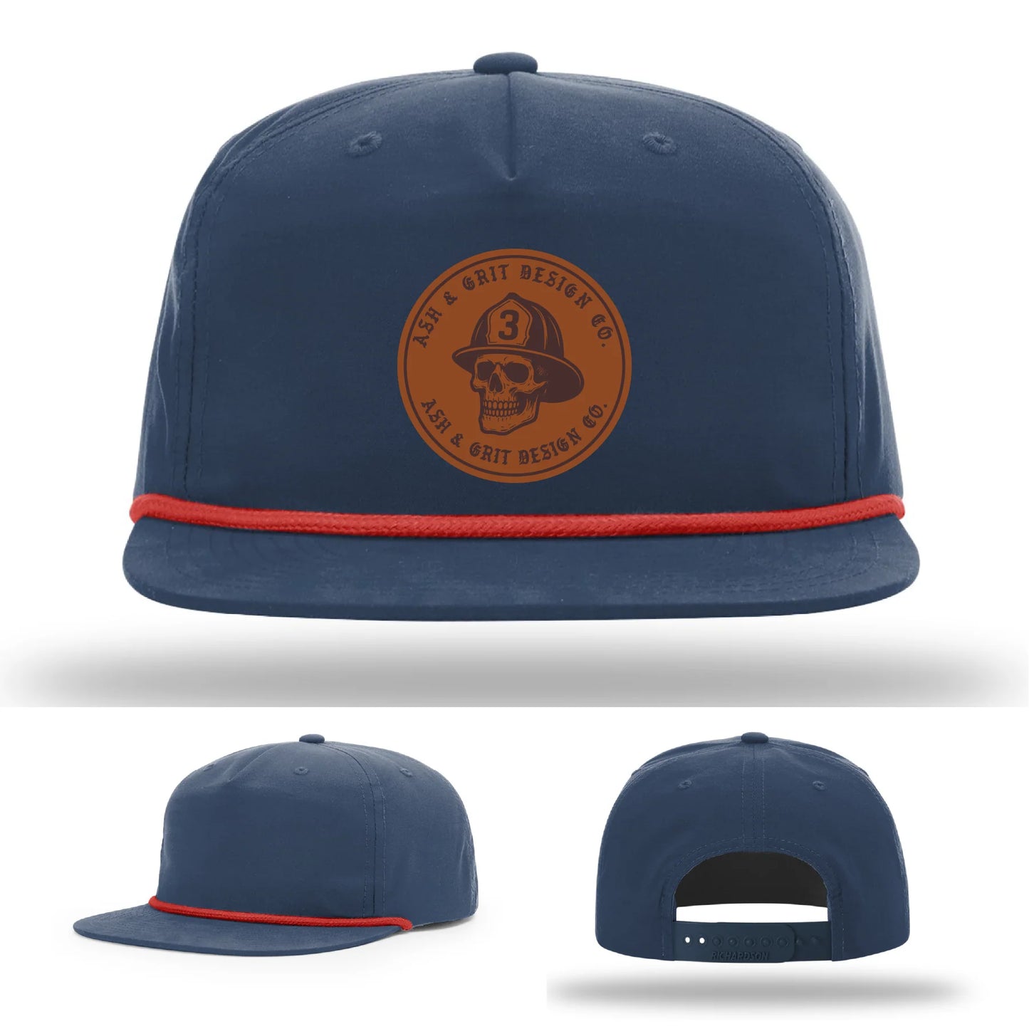 The Original – Ash & Grit Co. Leather Patch Hat