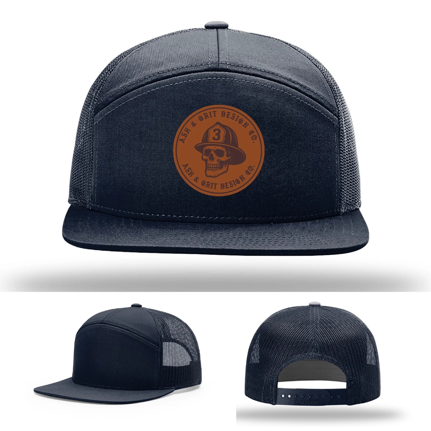 The Original – Ash & Grit Co. Leather Patch Hat