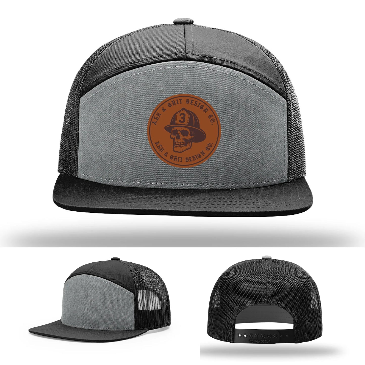The Original – Ash & Grit Co. Leather Patch Hat