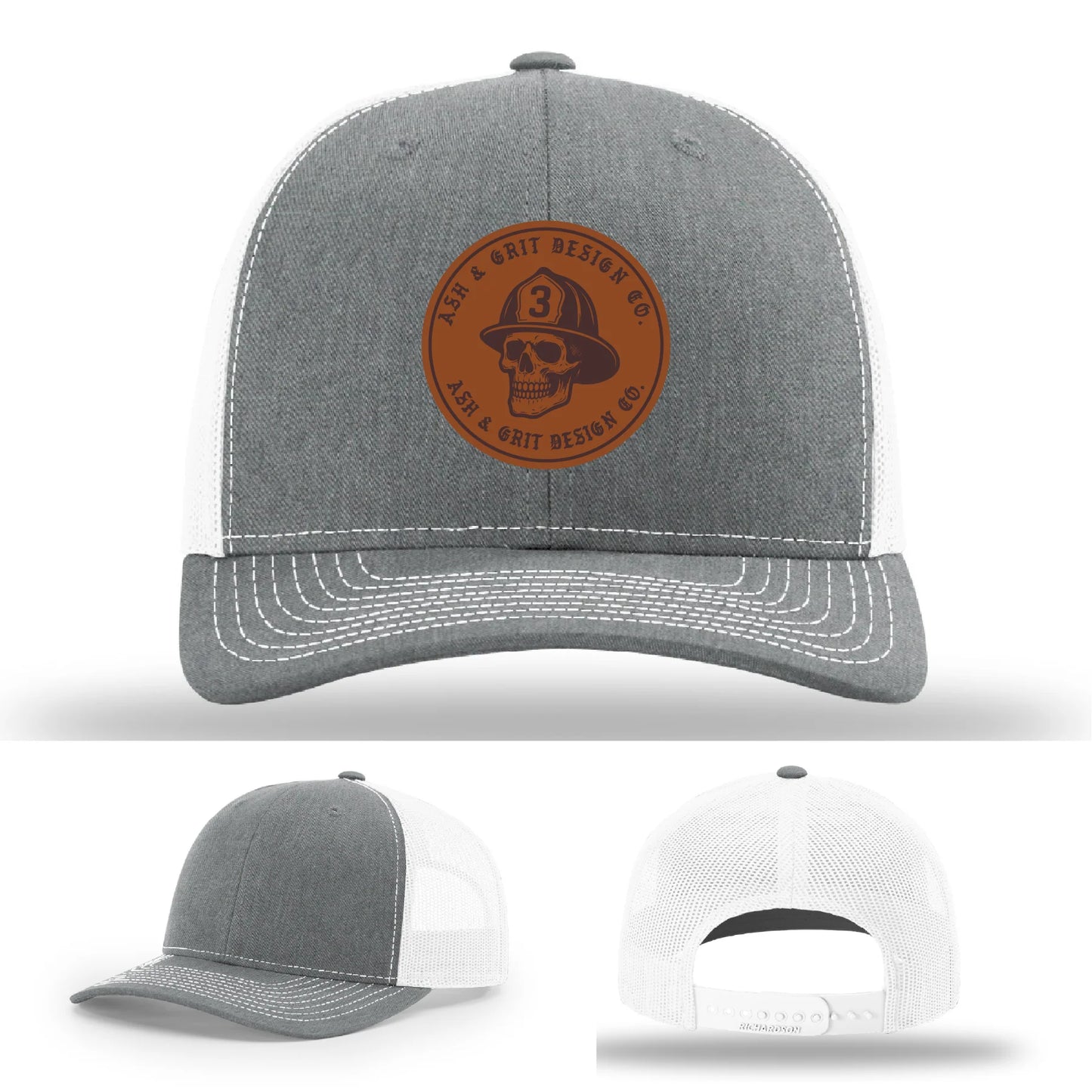 The Original – Ash & Grit Co. Leather Patch Hat