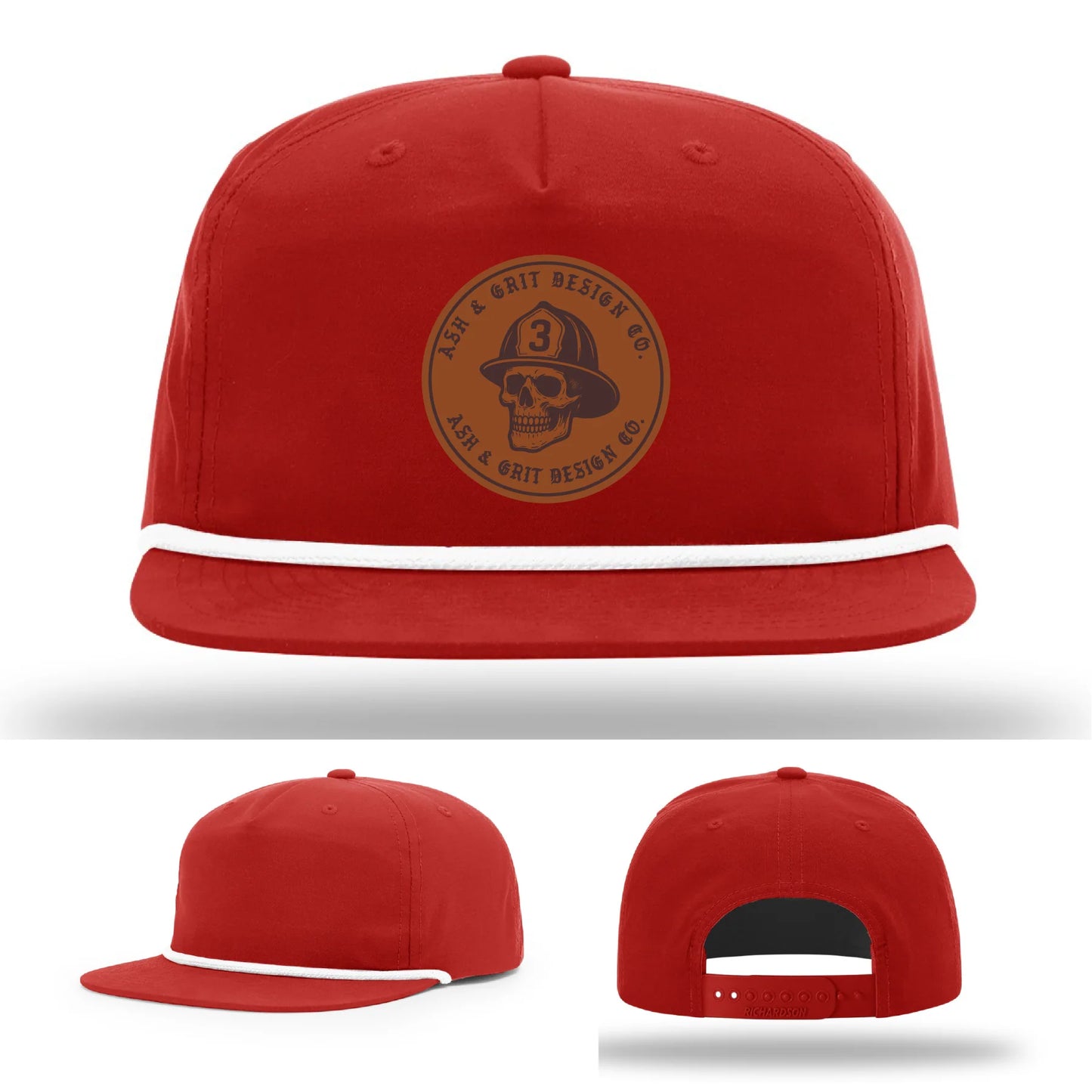 The Original – Ash & Grit Co. Leather Patch Hat