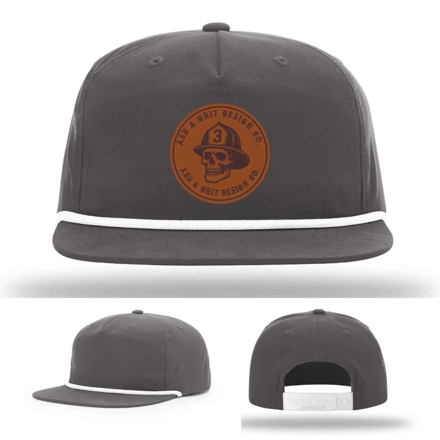 The Original – Ash & Grit Co. Leather Patch Hat