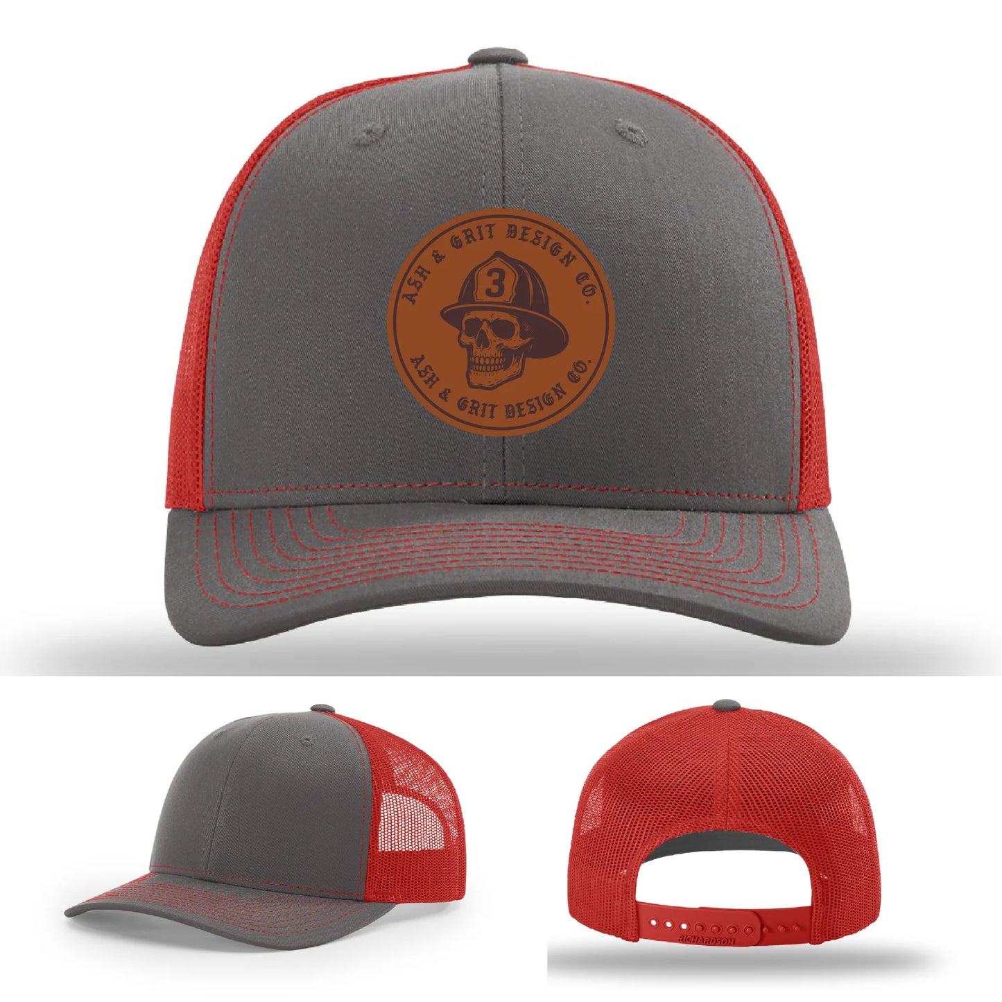 The Original – Ash & Grit Co. Leather Patch Hat