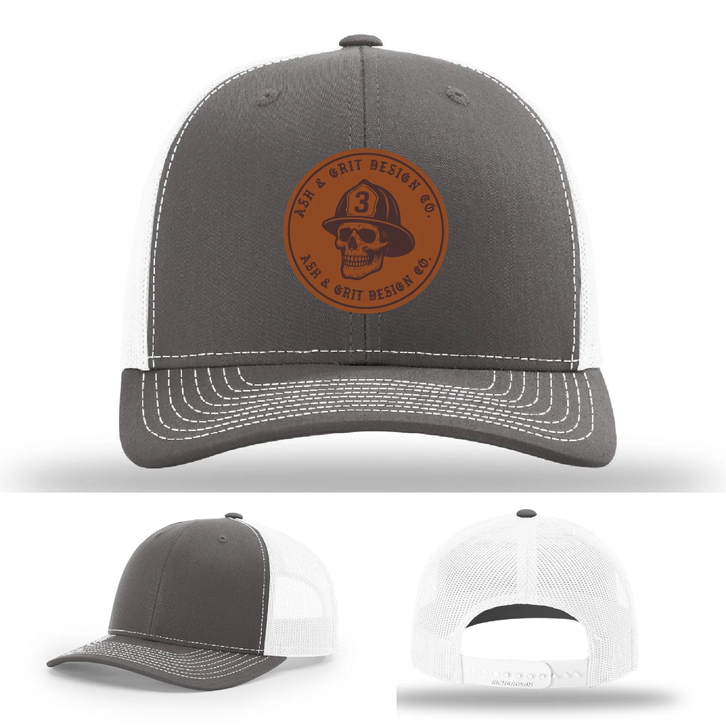 The Original – Ash & Grit Co. Leather Patch Hat