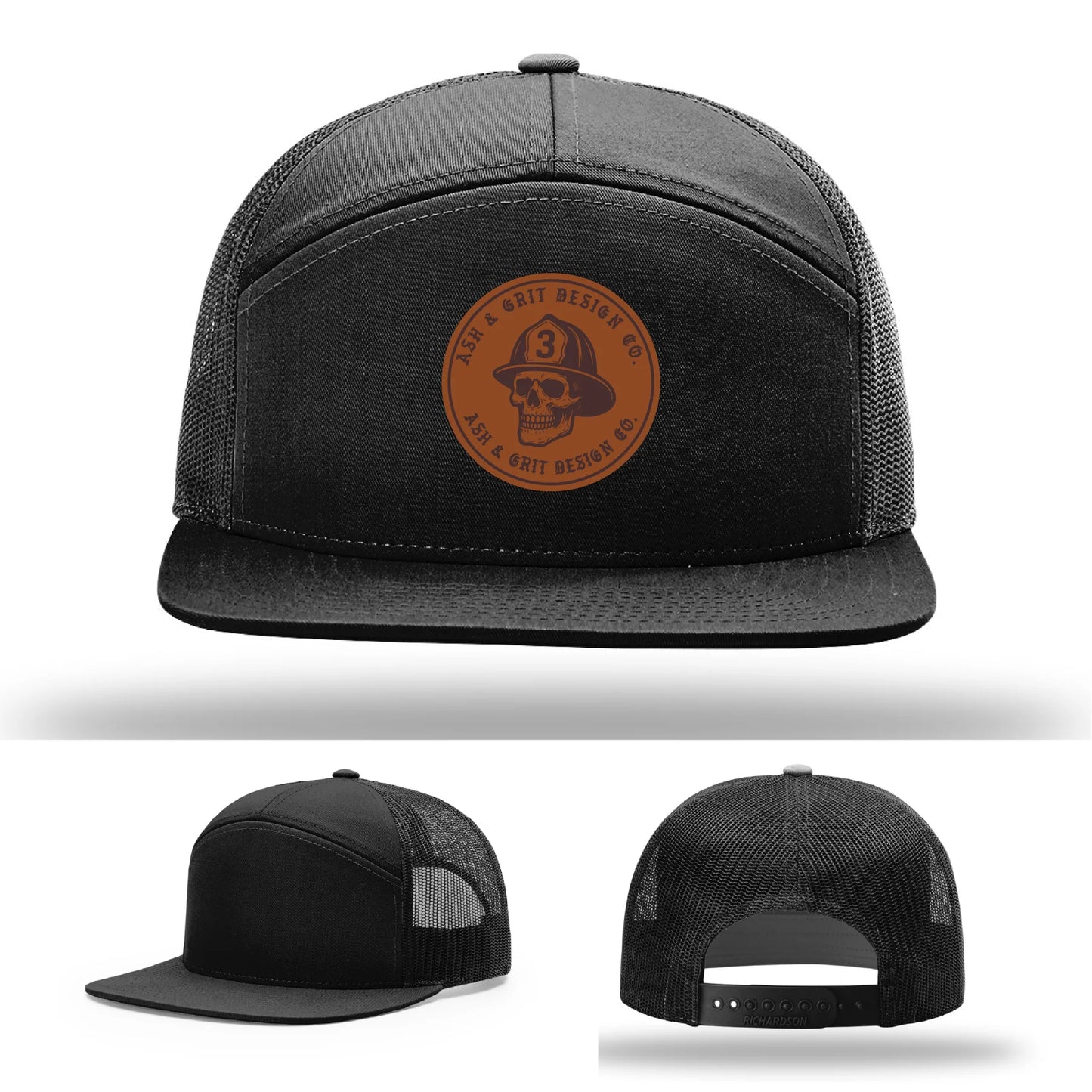 The Original – Ash & Grit Co. Leather Patch Hat